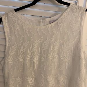 White dress 100% coton size M. brand coton frais